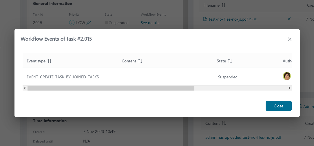 workflow-events-table