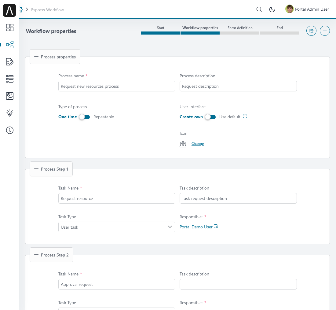 define-express-workflow-process-steps