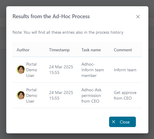 adhoc-process-history