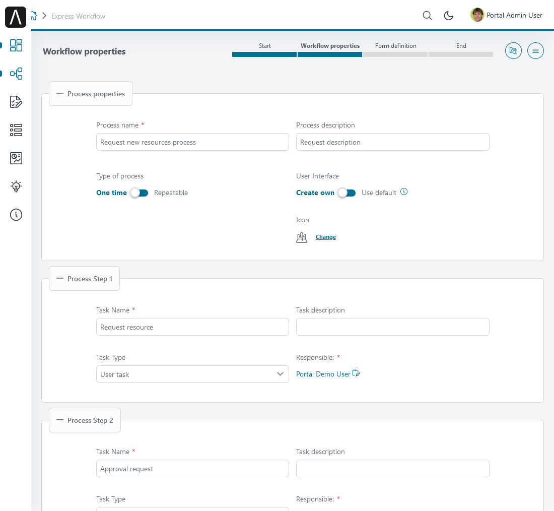 define-express-workflow-process-steps