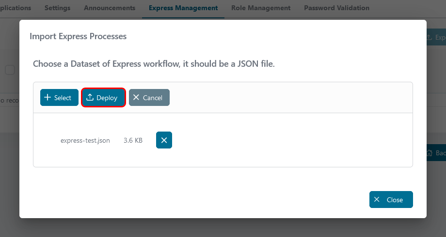 import-deployment