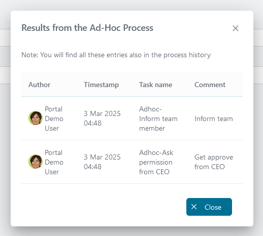 adhoc-process-history