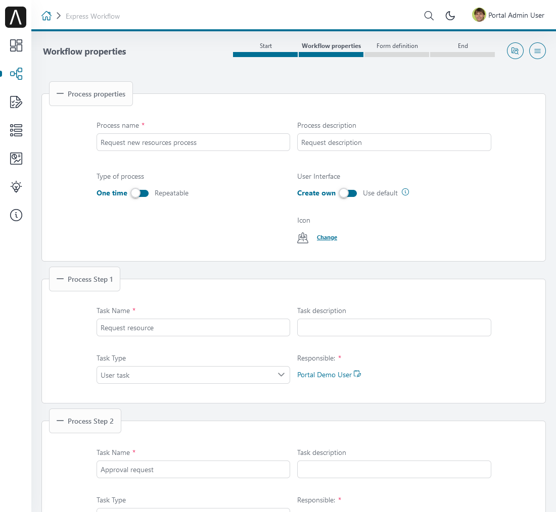 define-express-workflow-process-steps