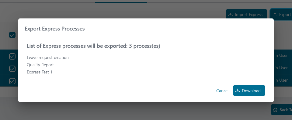 export-list-summary