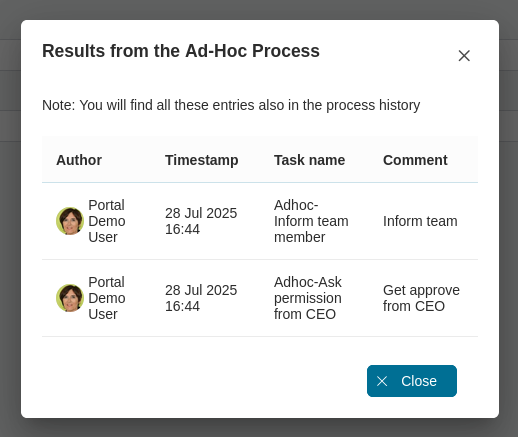 adhoc-process-history