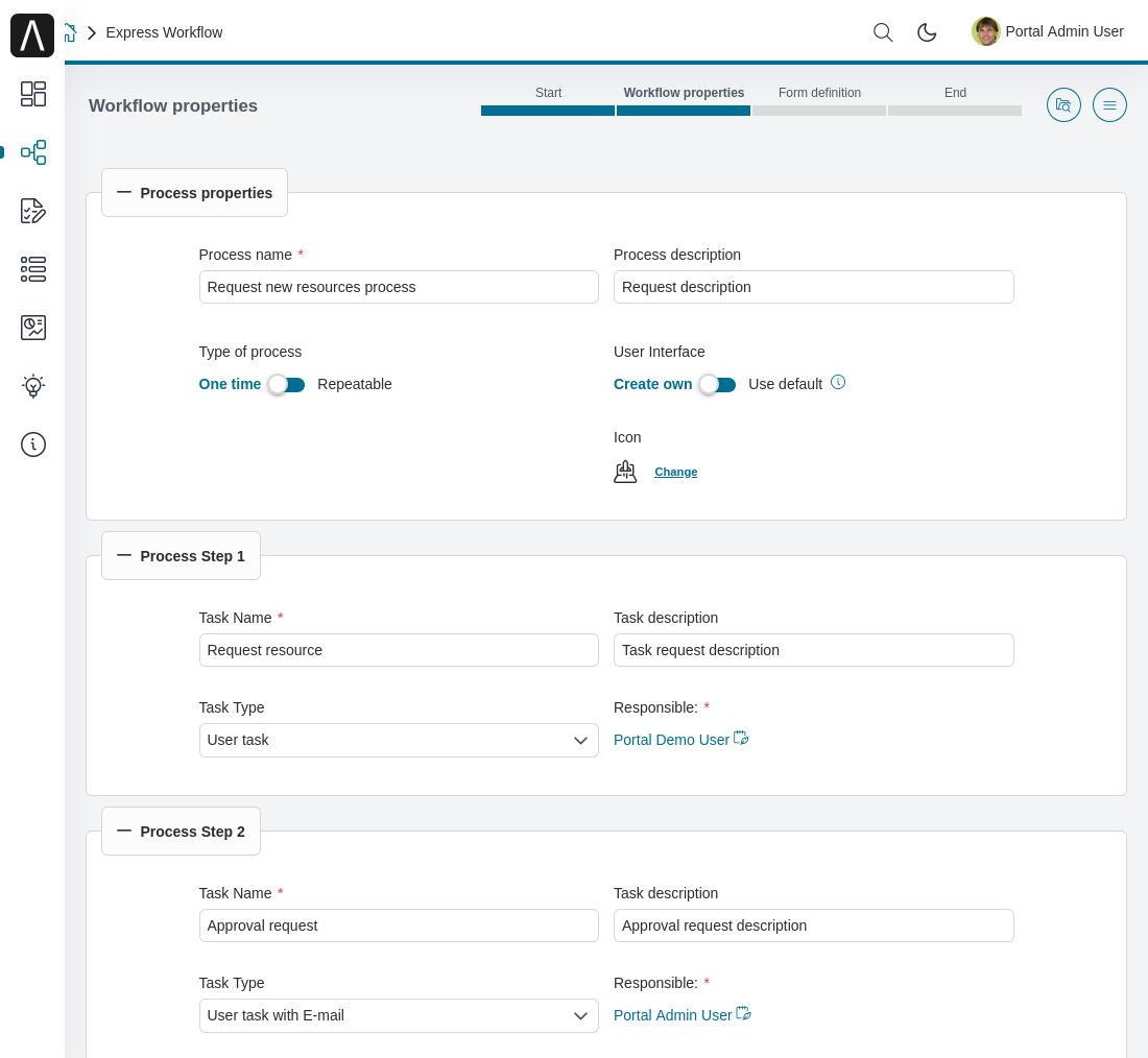 define-express-workflow-process-steps