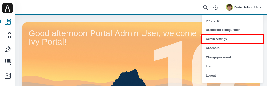 select-admin-settings