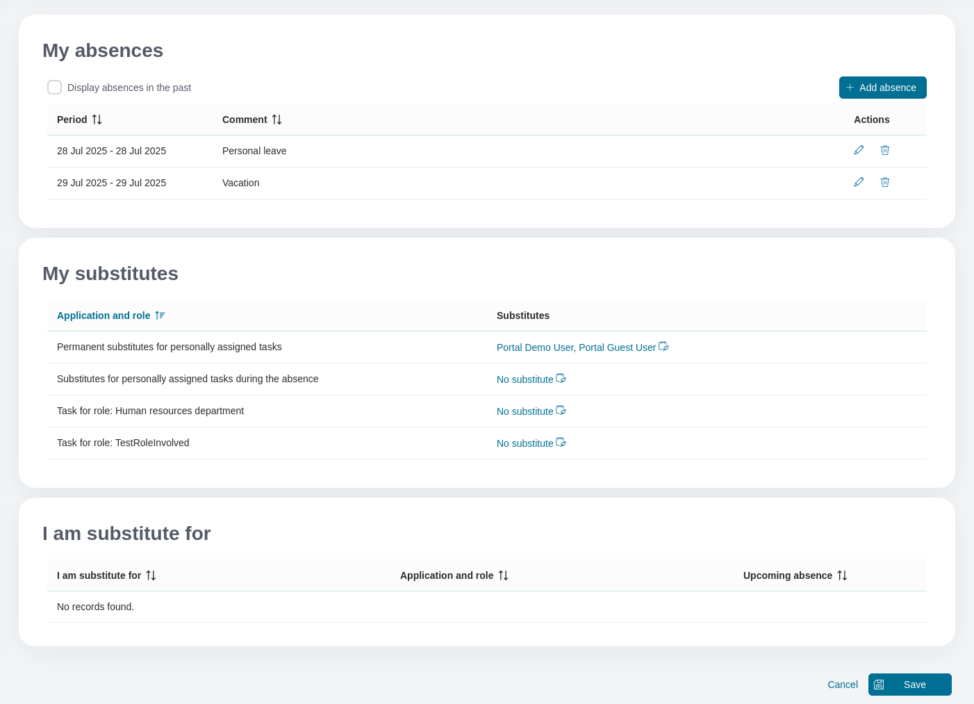 how-to-set-absence-substitutes