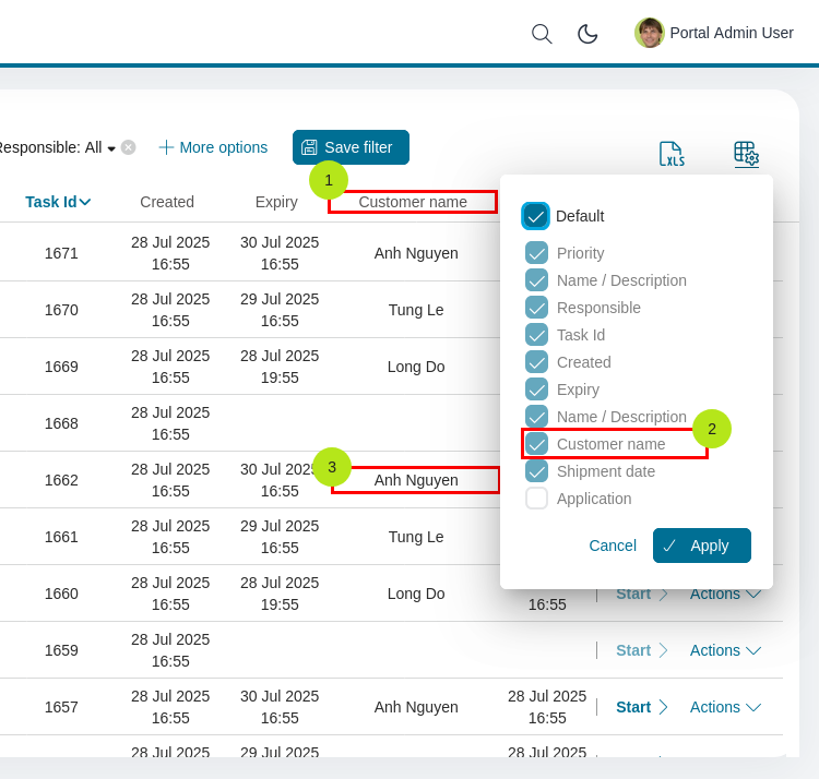 task-columns-configuration