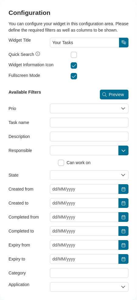 task-list-widget-configuration