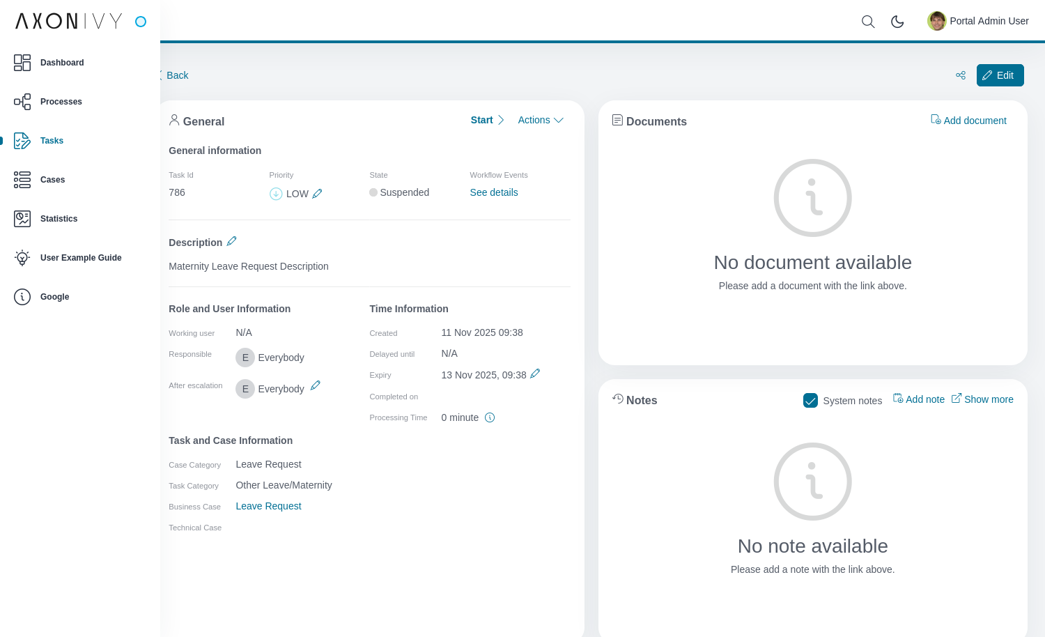 Full Task List — Portal Guide 10.0 documentation