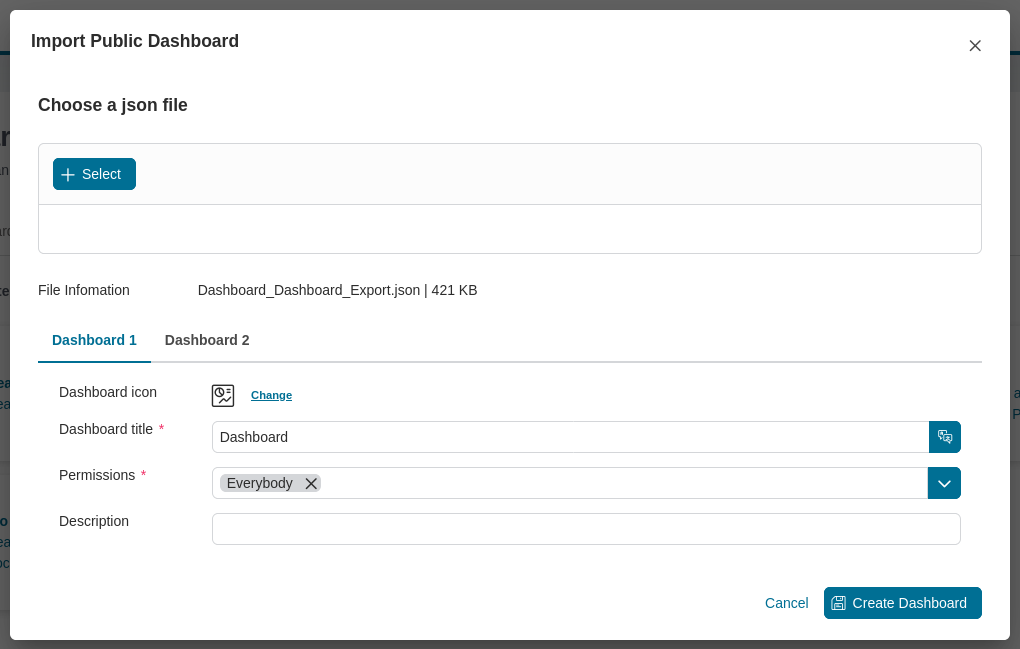Dashboard Configuration — Portal Guide 10.0 documentation