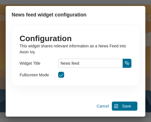 News Panel Empty Dashboard — Portal Guide 10.0 documentation
