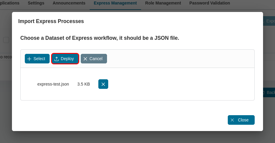 import-deployment