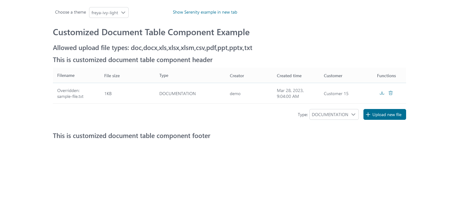 document-table