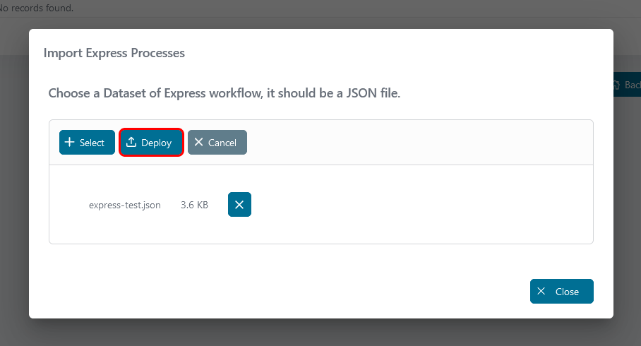 import-deployment