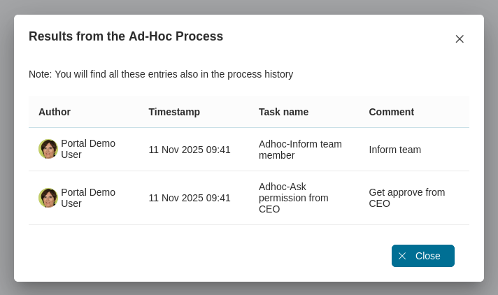 adhoc-process-history