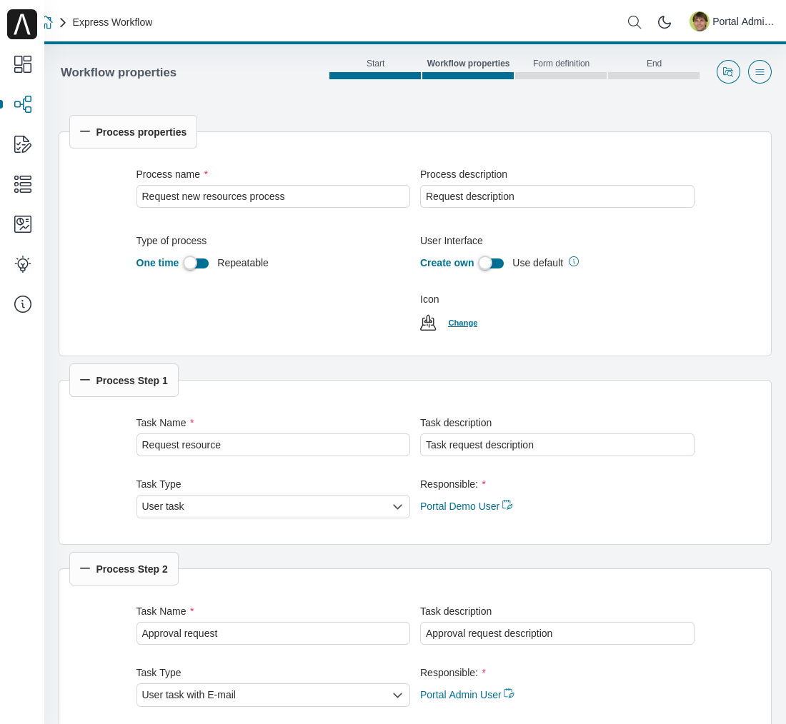 define-express-workflow-process-steps