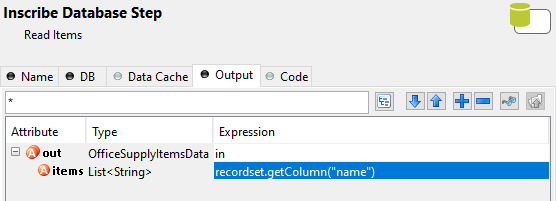 database-output