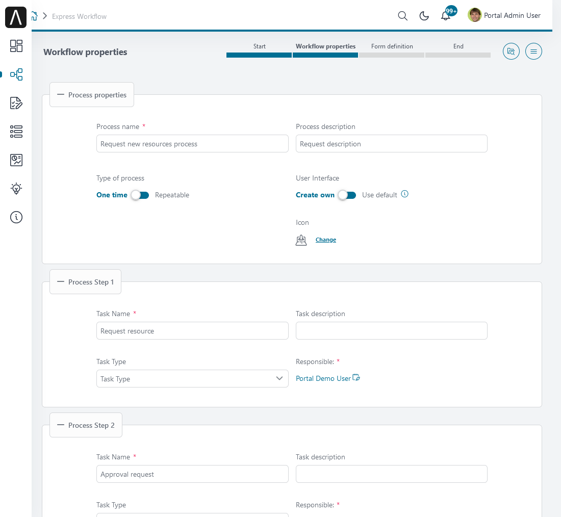 define-express-workflow-process-steps