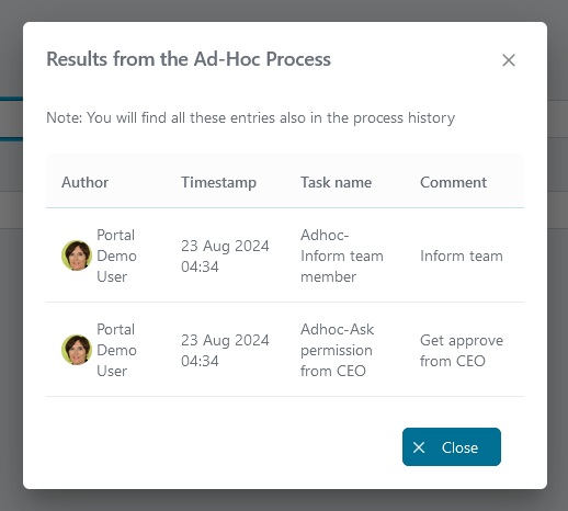 adhoc-process-history