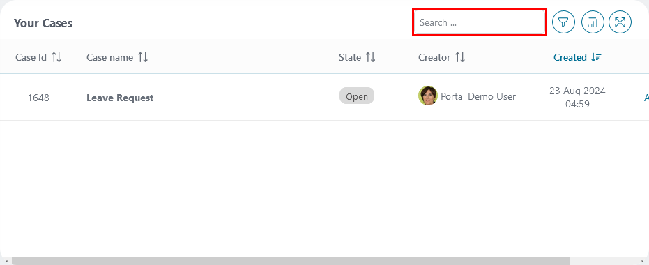case-quick-search-textbox