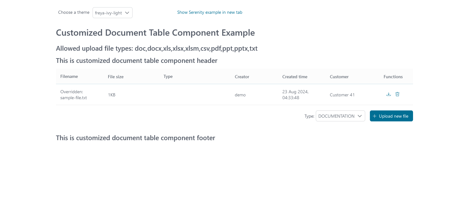 document-table