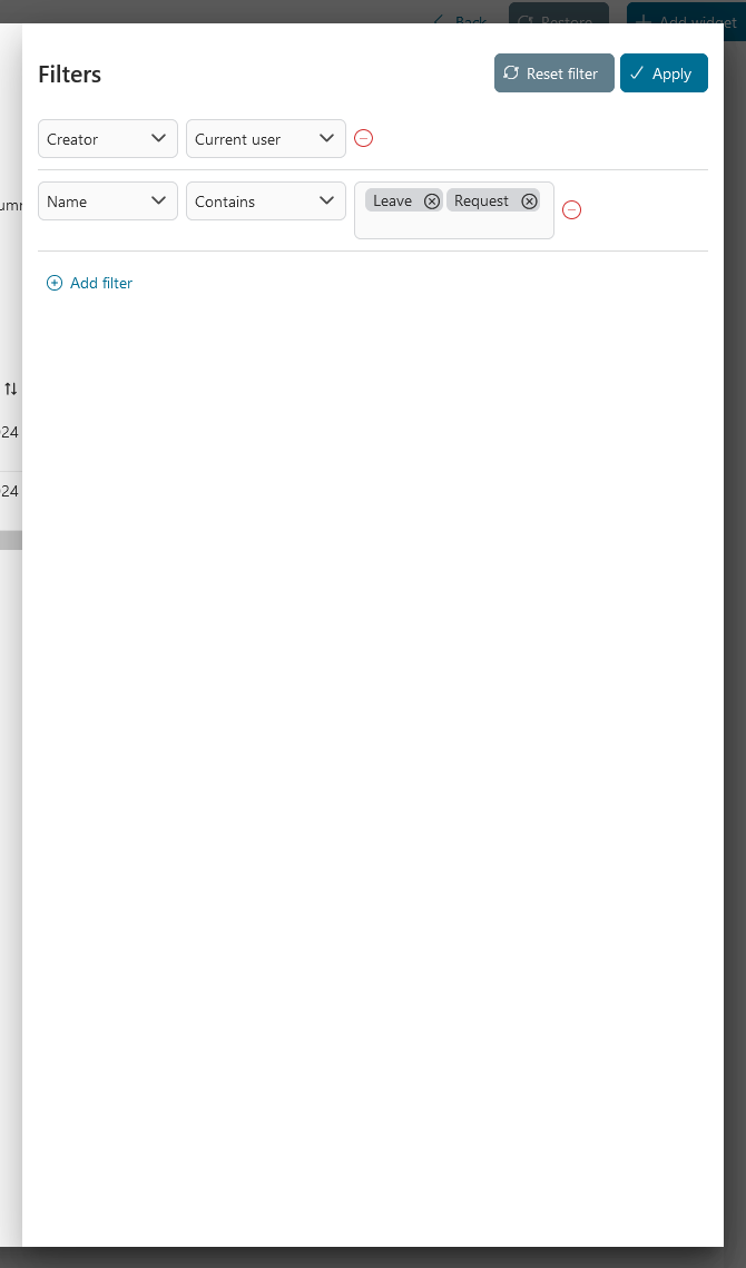 case-list-widget-configuration