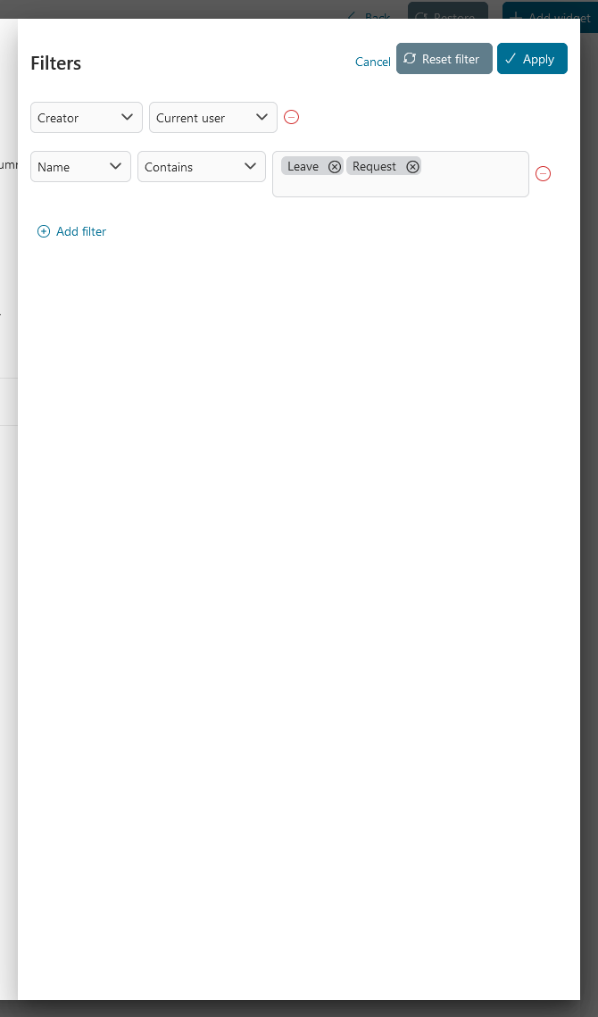 case-list-widget-configuration