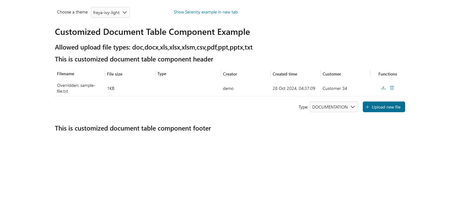 document-table