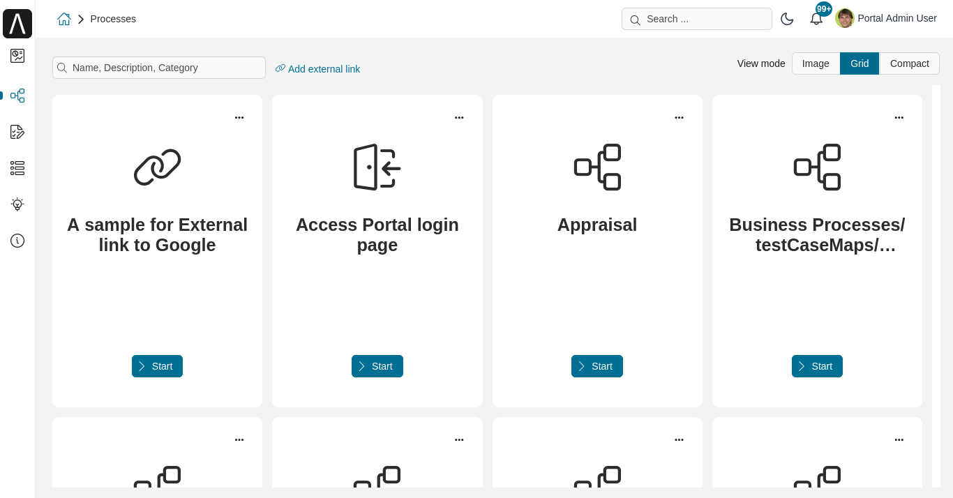 portal-process-grid-view-page