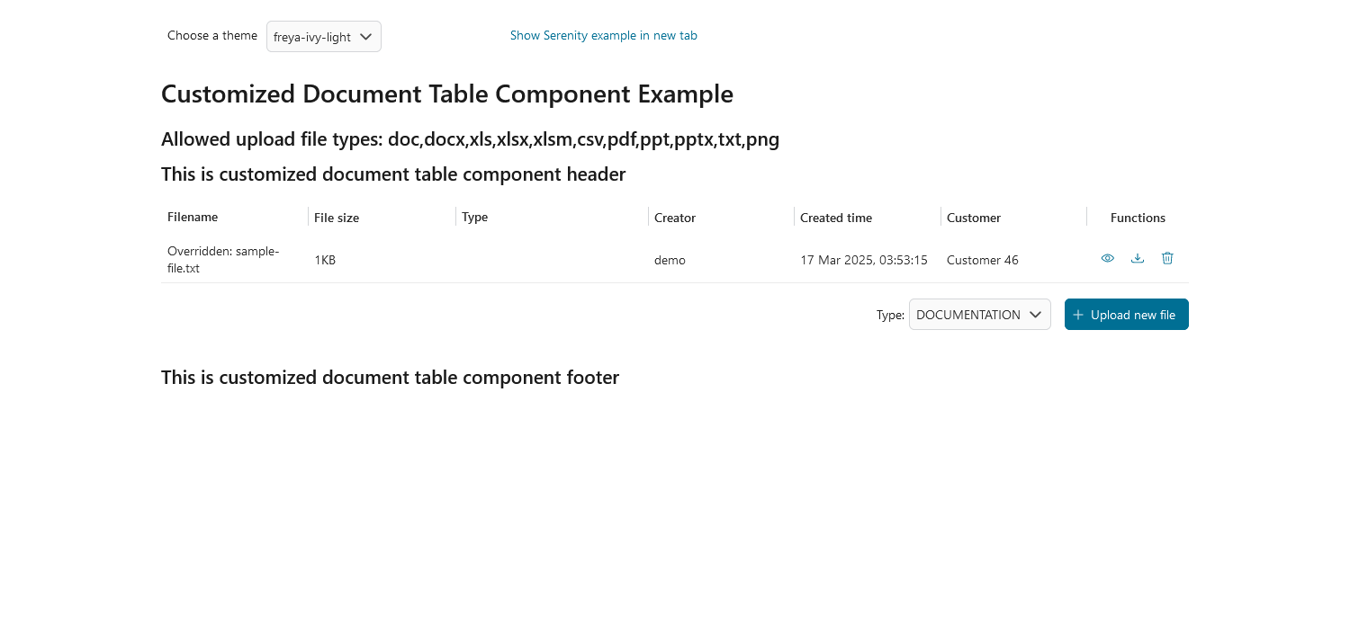 document-table