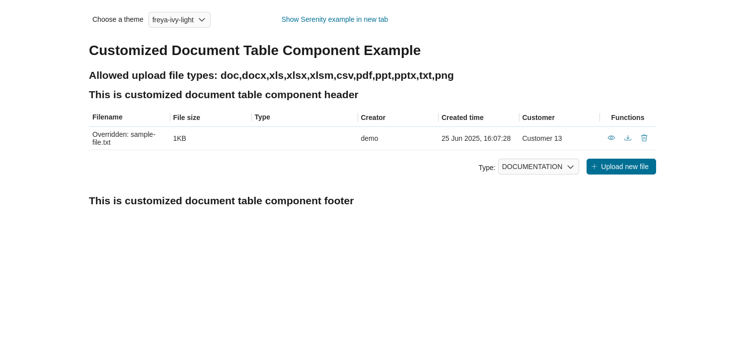 document-table