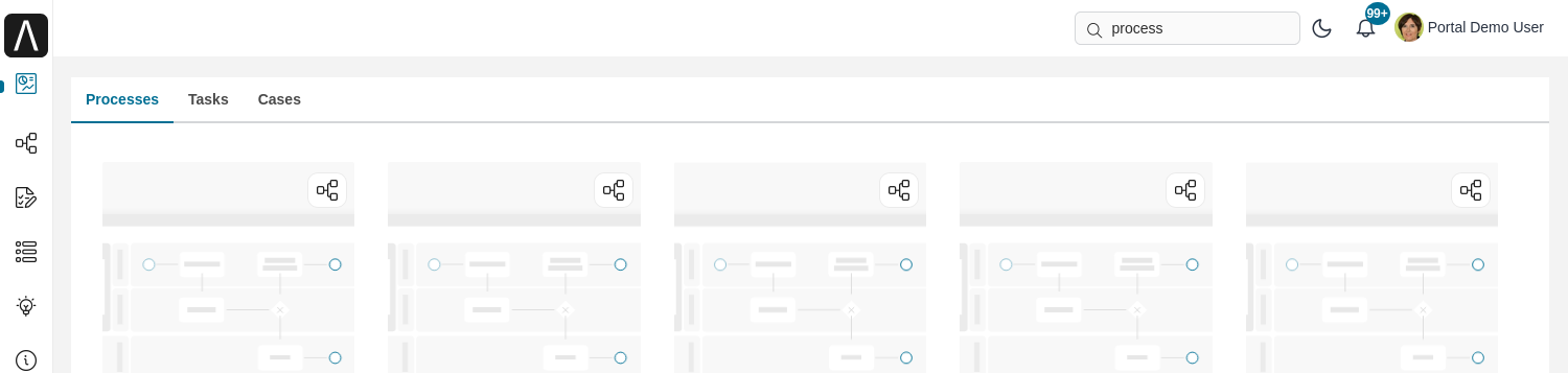 Global search results page