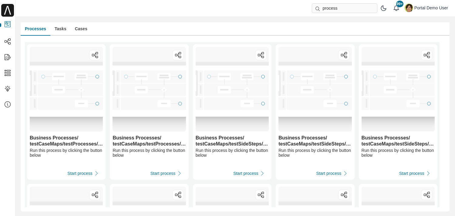 Global search results page