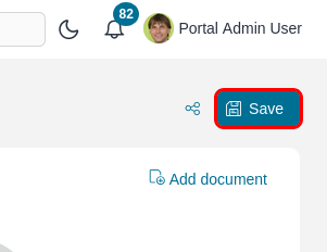 Task Details: save button