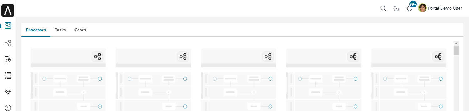 Global search results page