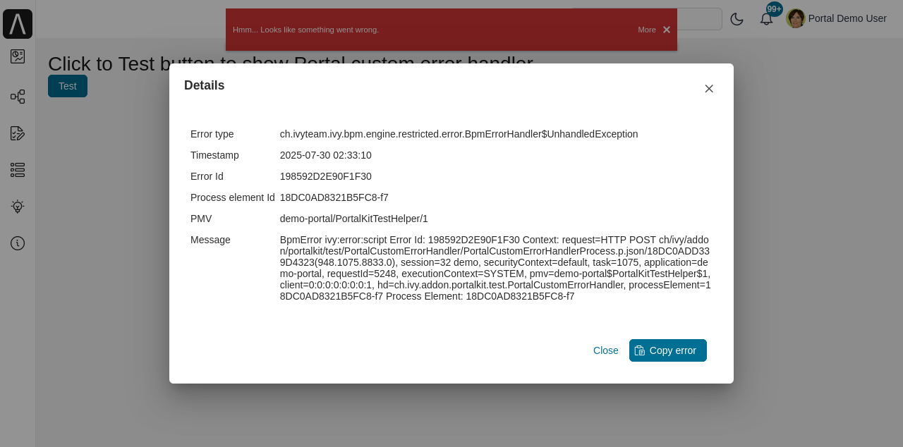 portal-ajax-error-handler