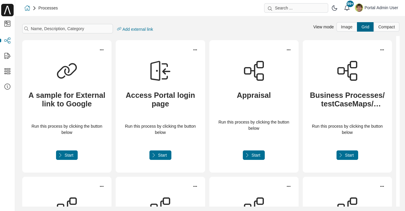 portal-process-grid-view-page