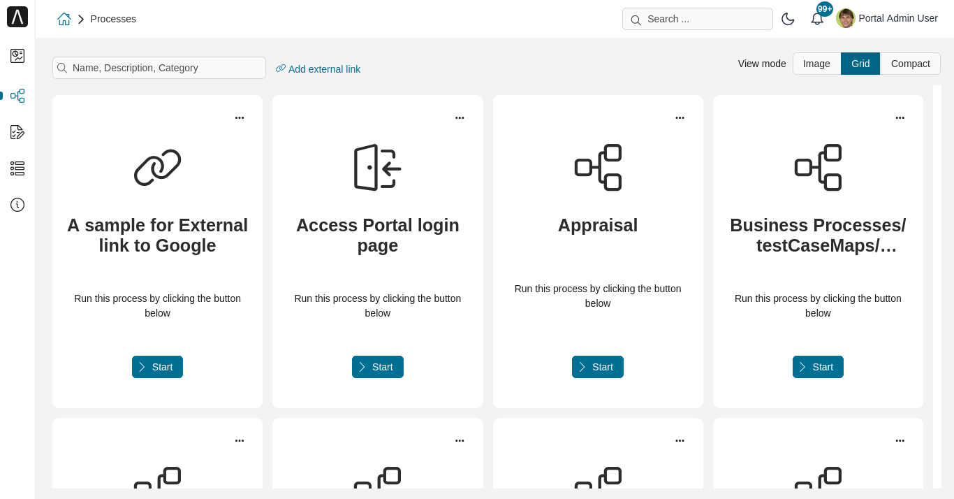 portal-process-grid-view-page