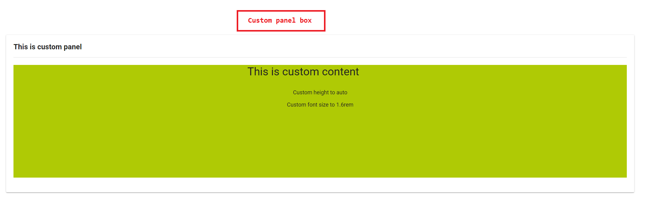 custom-panel-override