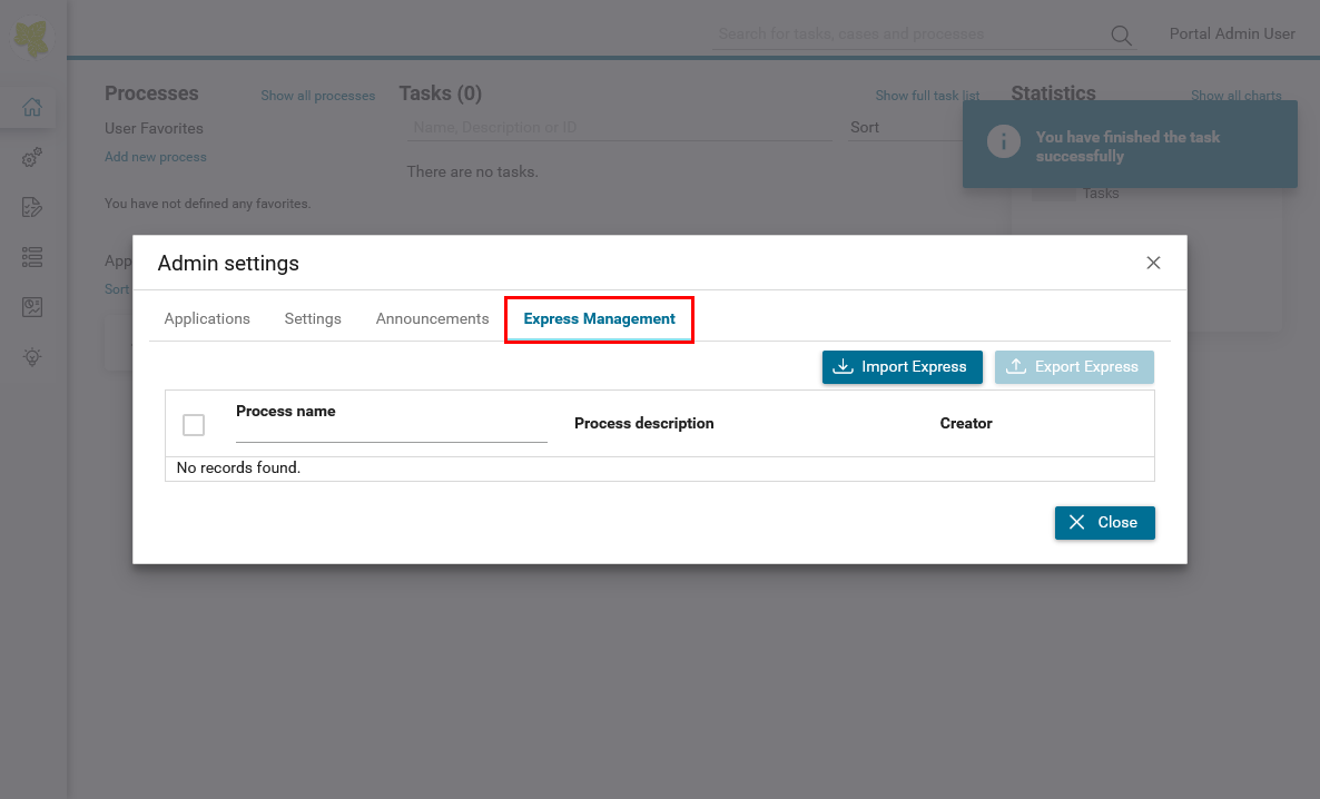 express-management-tab