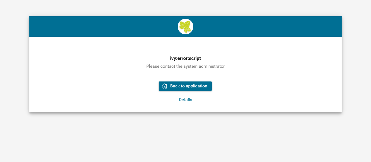 default-ivy-error