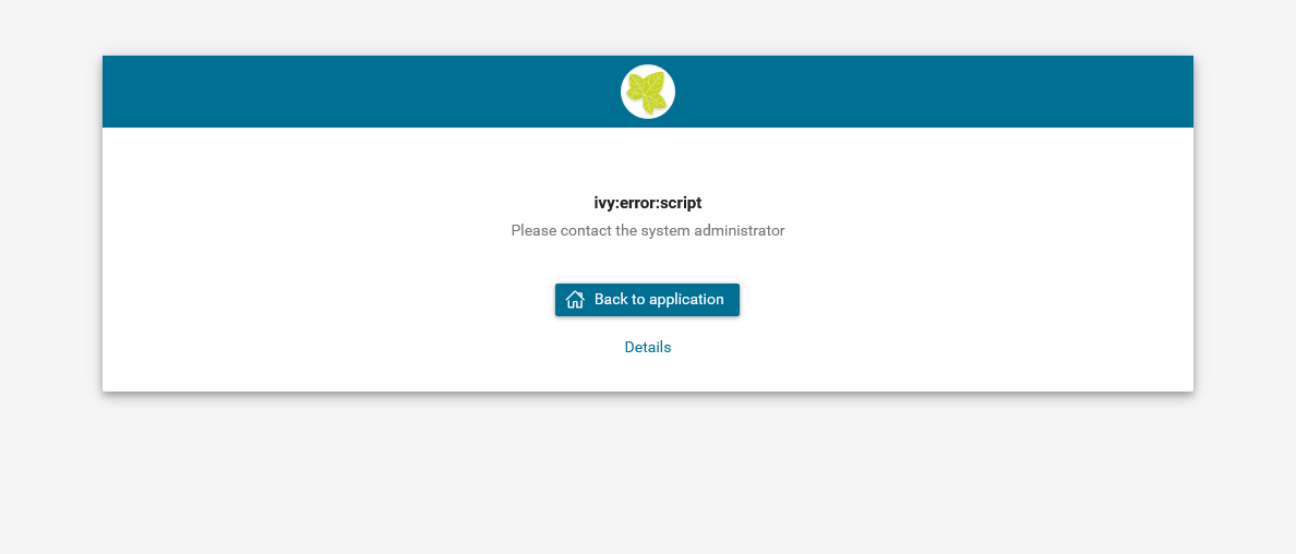 default-ivy-error