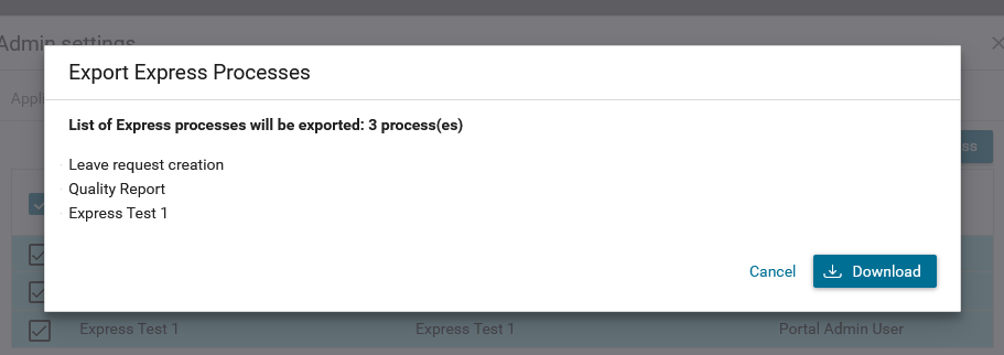 export-list-summary