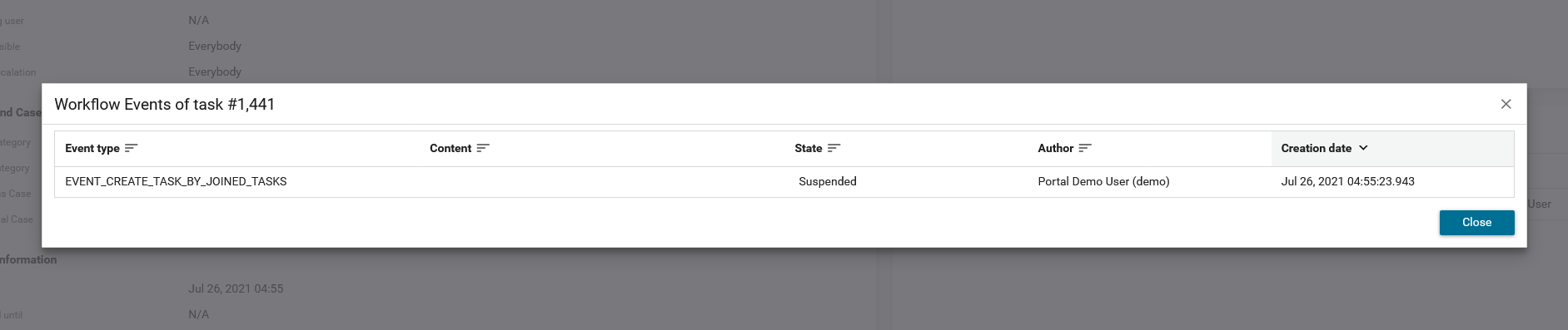 workflow-events-table