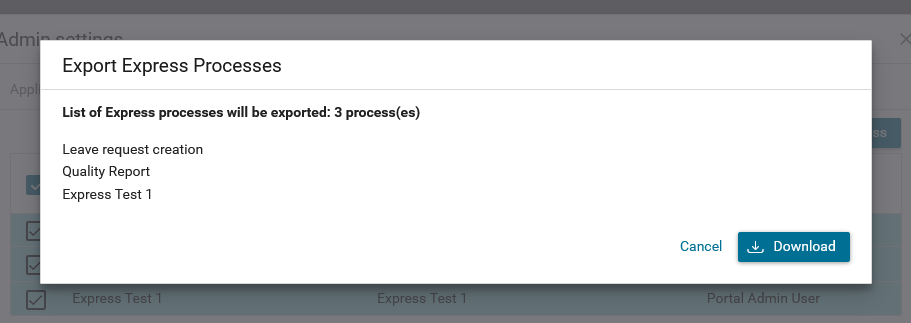 export-list-summary