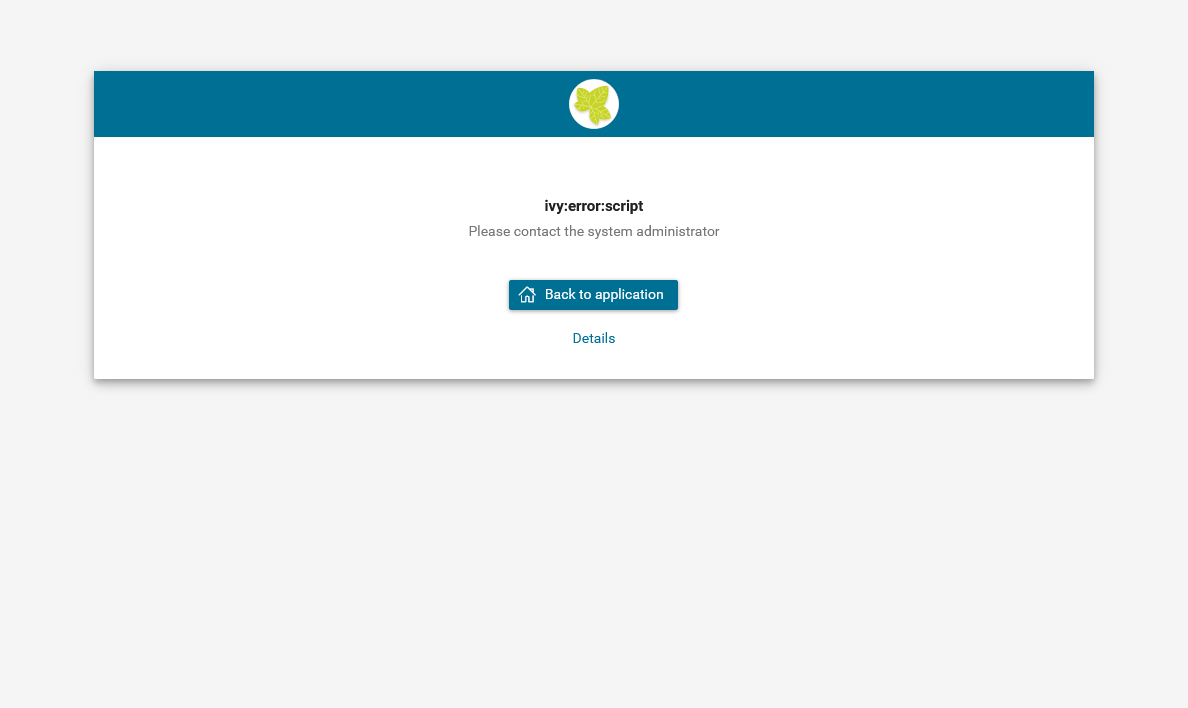 default-ivy-error