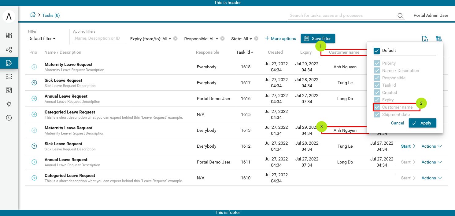 task-columns-configuration