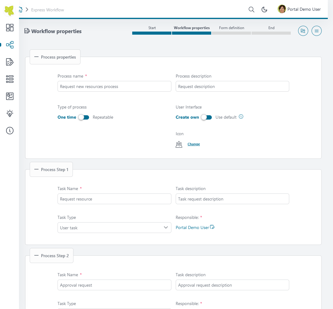define-express-workflow-process-steps